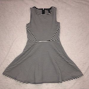 Striped Flare Dress